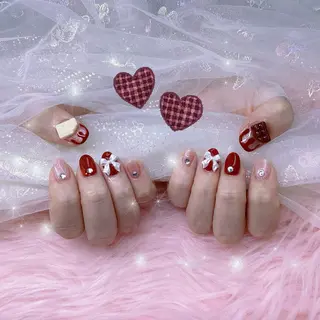 ネイル パーツ全部¥110 サロンミミのネイルデザイン