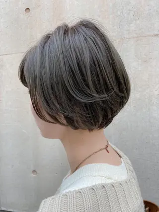 ショート カラー SALOWIN神戸三宮East店所属・【透明感、艶髪】西村 有司のヘアスタイル