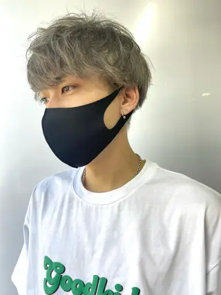 ショート カラー キタダ ヒロキのヘアスタイル