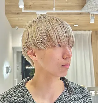 ショート カラー メンズ Ace men's salon岐阜店所属・🔥メンズ特化美容師 パーマのヘアスタイル