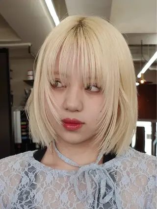 ミディアム カラー レイヤー専門家 ダブルカラー修のヘアスタイル