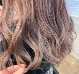 ロング カラー ボブ/美髪矯正 /佐藤　奈巳のヘアスタイル