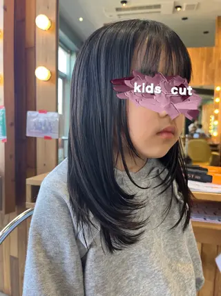 キッズ 長南 やよいのヘアスタイル