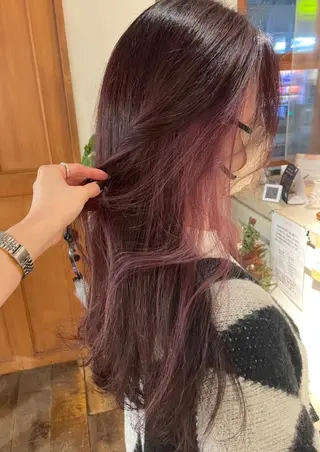 ロング カラー 美容室gross所属・渕本 瑠世のヘアスタイル