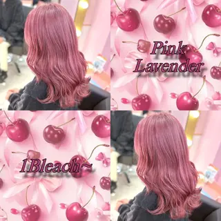 セミロング カラー 甘ふわgirly🎀 ハイトーン🤍Ramのヘアスタイル