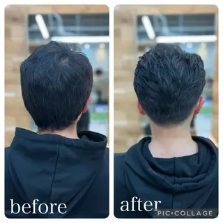 メンズ Aguhair milo森山知幸のヘアスタイル