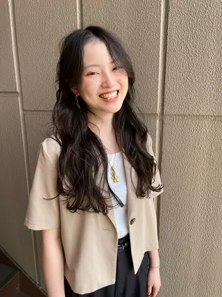 ロング 平 一裕のヘアスタイル