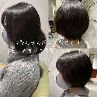 ショート ✨圧倒的満足度◎ 小顔美人ショート✨佃のヘアスタイル