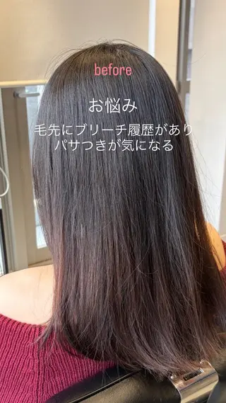 ロング SERIOilo神楽坂店所属・神楽坂|大人カラー |ツヤ髪|松本あきほのヘアスタイル