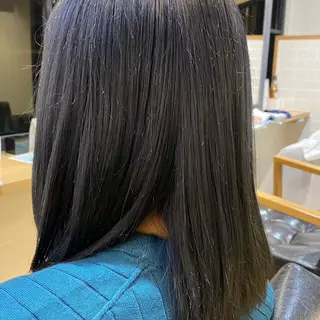 ミディアム カラー 艶カラー/韓国顔周り 🎀mamiのヘアスタイル