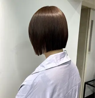 カラー 顔まわり/ボブウルフ 🤍愛唯(めい)のヘアスタイル