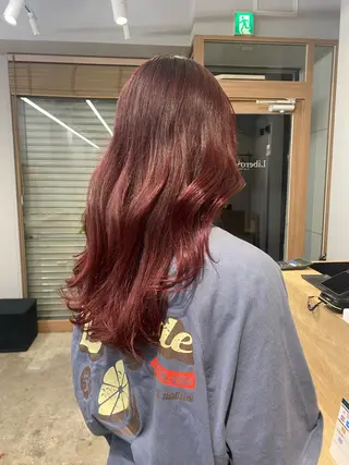 セミロング カラー 🐾Libero🐾 柏　KONOMIのヘアスタイル