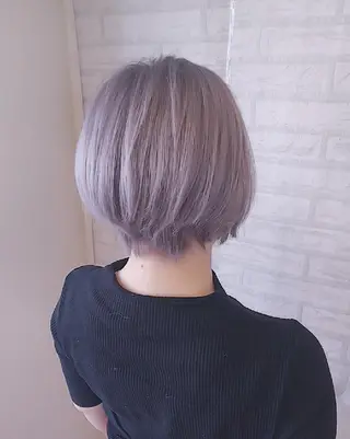 ショート カラー JIL BLAN 京都所属・RU RIのヘアスタイル