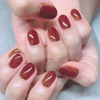 カラー ネイル Cozy_ ilumのネイルデザイン