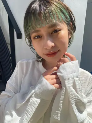 ミディアム 🍃透明感スタイル ｙｕ-ｋａ🍃のヘアスタイル