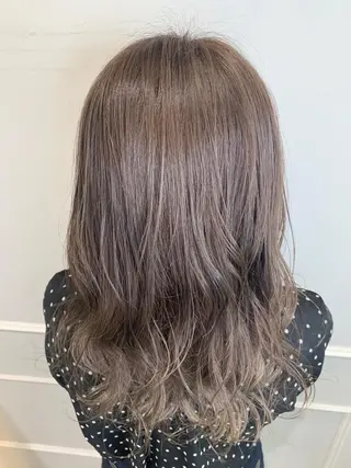 セミロング カラー 🦖鶴岡香純🦖 育休中のヘアスタイル