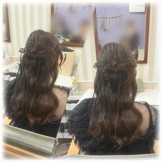 ヘアアレンジ 秋葉原コットン所属・ヘアセット 🤍AIRA🤍のヘアスタイル