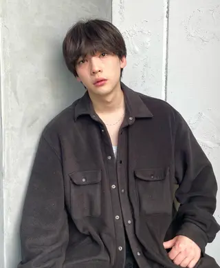 ミディアム メンズ 🔱メンズパーマ特化 🔱山下和輝のヘアスタイル