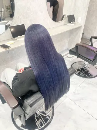 ロング 🦋ハイトーン🦋 石山 希理🦋のヘアスタイル