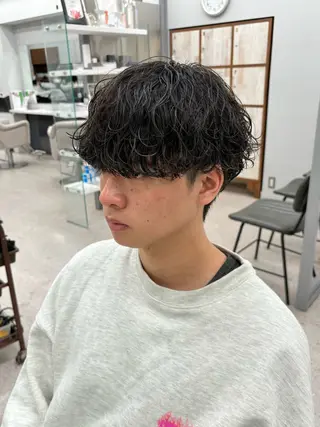 パーマ メンズ 🍐シャドウパーマ メンズ特化/守岡🍐のヘアスタイル