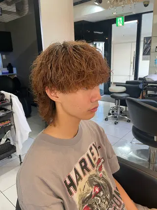 ミディアム カラー パーマ メンズ 🔥お値段以上🔥 メンズ特化たかひろのヘアスタイル