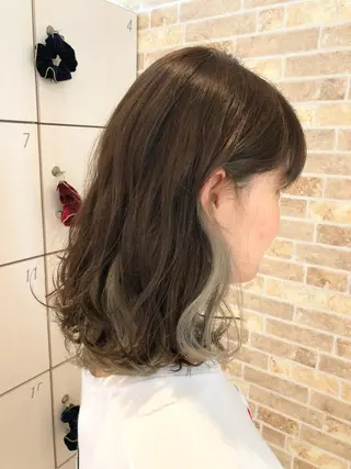 ミディアム 福元 保雄のヘアスタイル