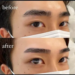 アイブロウ メンズ 志村 Fのマツエク・マツパデザイン