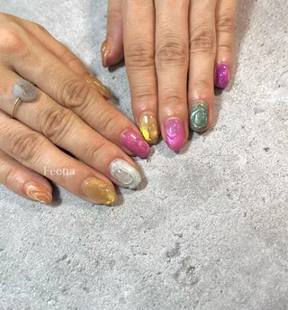 ネイル amu nail. RINAのネイルデザイン