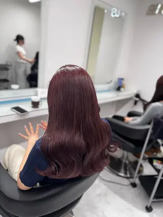 ロング カラー 透け上品ハイトーン 職人ゆうと🤍のヘアスタイル