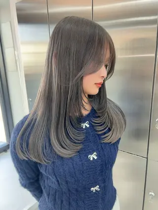 セミロング YUIMARL asumiのヘアスタイル