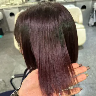 カラー 町田 里奈のヘアスタイル