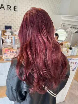 ロング レイヤーカット/ 艶カラー/山内一暉のヘアスタイル