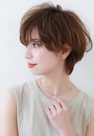 カラー パシフィックダズール  神戸ウエスト所属・加藤 桃果のヘアスタイル