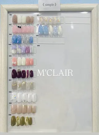 ネイル M'CLAIR所属・M'CLAIR makikoのネイルデザイン