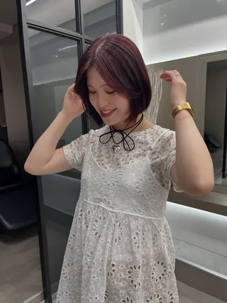 カラー 志垣 真衣のヘアスタイル