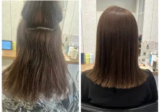 ミディアム 🍓艶髪/艶カラー ハイトーン/しんたにのヘアスタイル