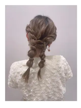 ヘアアレンジ 佐々木 芽衣のヘアスタイル