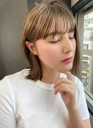 ミディアム レイヤー/メンズ 竹田凪儀のヘアスタイル