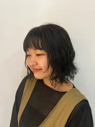 ショート カラー パーマ 🍒 Rino 🍒 カットモデル募集中のヘアスタイル