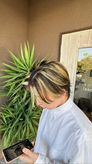 カラー emu所属・小顔カット/レイヤー 美髪特化/千葉中央のヘアスタイル