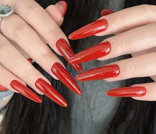 ネイル By moonネイル 🌷ワンホン/韓国風のネイルデザイン