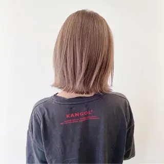 セミロング カラー ボブ/レイヤー 🌟梅田盛一🌟のヘアスタイル