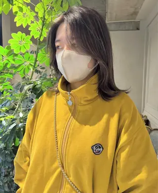 ミディアム 梅原 大和のヘアスタイル