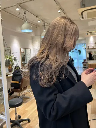 ロング カラー じゅわっと暖色カラー 🍊Moemiのヘアスタイル