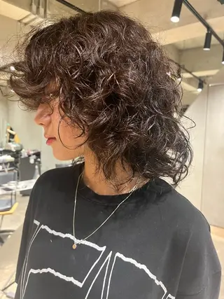 パーマ 田中 隼斗のヘアスタイル