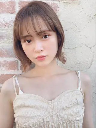 ショート カラー 🪭risa 暖色/レイヤー🪭のヘアスタイル