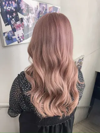 ロング カラー FAHREN-PURE所属・韓国ヘアカラーパーマ 遠藤のヘアスタイル