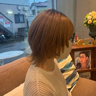 ミディアム 遠藤 朱郁のヘアスタイル