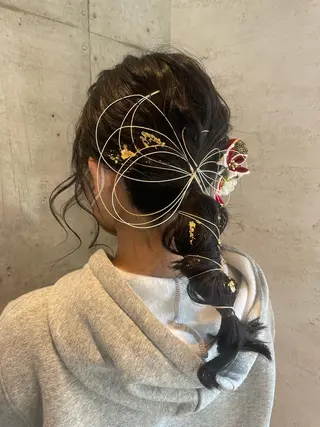 ロング ヘアアレンジ 女性に人気♪ はやしほのかのヘアスタイル