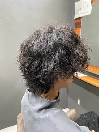 パーマ メンズ offtheLip　ocean所属・メンズパーマ 小澤太雅のヘアスタイル